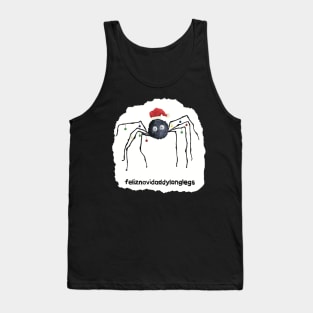 Feliznavidaddylonglegs patch Tank Top